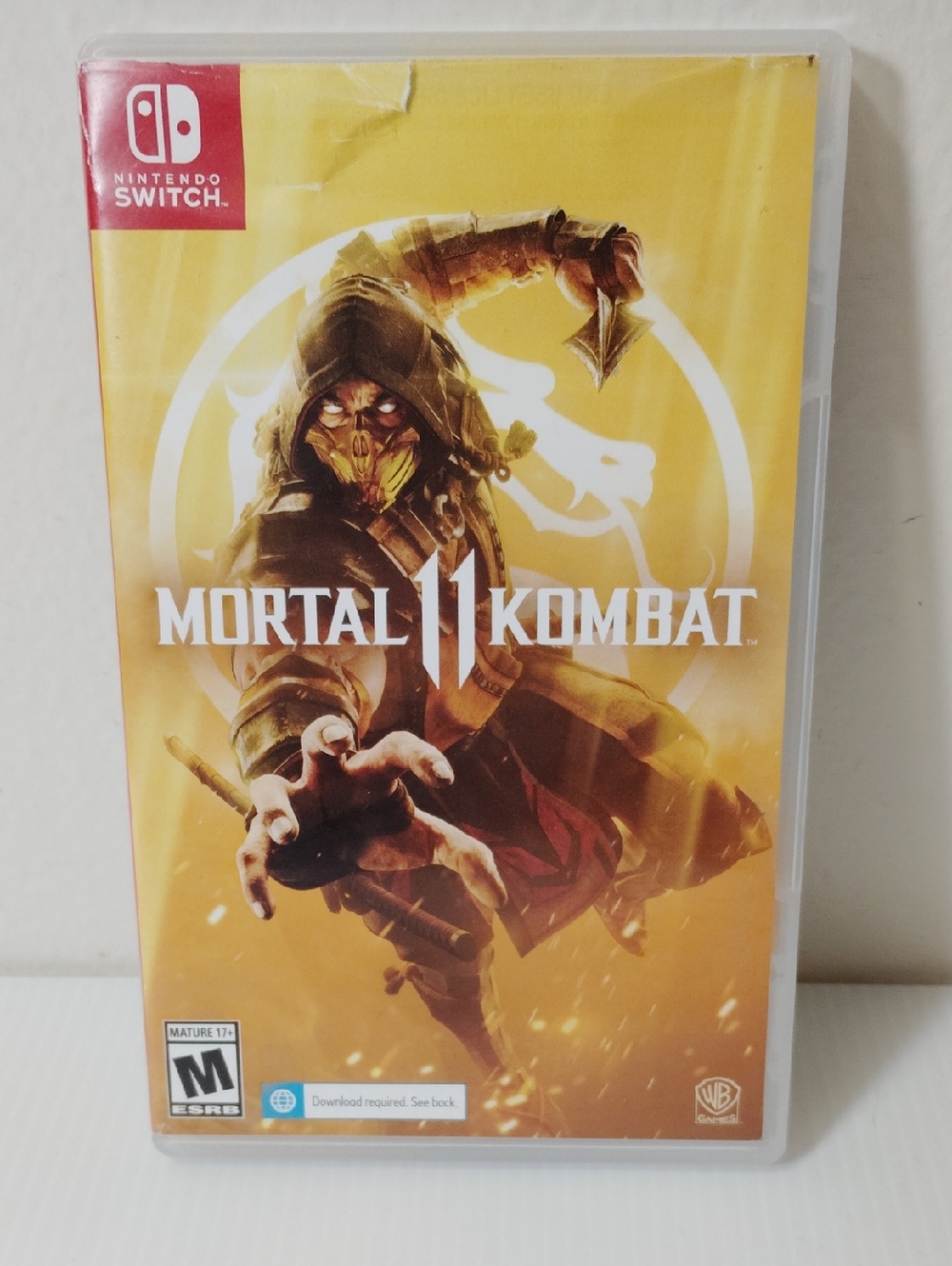 Nintendo Switch Mortal Kombat 11 – Yellow Cover Art